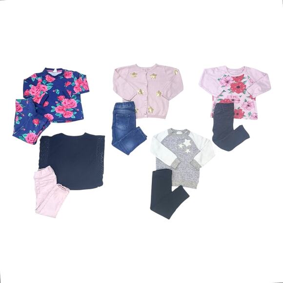 Girls 2T Clothing Bundle - 13-Piece Set - Picture 3 of 4
